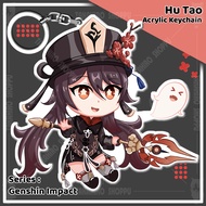 Gantungan Kunci / Keychain Akrilik Anime HU TAO GENSHIN