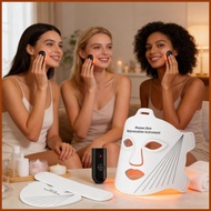 LED Light Masque for Face Skincare Devices with Neck Cover Face LED Masque for Women Men Home Travel
