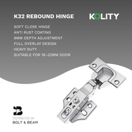 [SG INSTOCK] KOLITY Hardware | Soft Closing Hinge