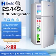 Hamle Mini Refrigerator With Freezer 145L For Room Frost Fridge Save Electricity Inverter