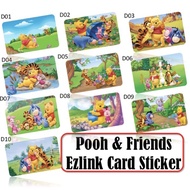 Pooh Ezlink Card Sticker