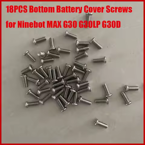 Bottom Battery Cover Screws for Ninebot MAX G30 G30LP G30D Electric Scooter Accessories 18PCS Stainl