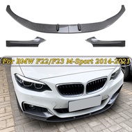 For BMW 2 Series F22/F23 M235i M240i M-Sport 2014-2021 Front Bumper Splitter Lip Diffuser Spoiler Co