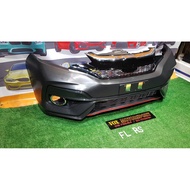 1 jazz gk fl rs depan bumper fit untuk honda jazz gk replace upgrade performance look pp material br