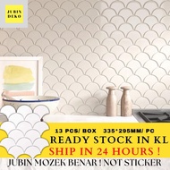 [MOZEK BENAR] FISHSCALE MOSAIC TILES/JUBIN DINDING/CERAMIC TILES/JUBIN CANTIK/JUBIN DAPUR/JUBIN BILI