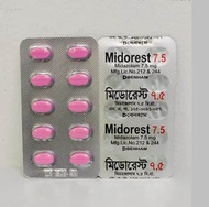 MIDOREST 7.5MG ~ MIDOREST 15MG ~ MIDOLAM 15MG VITAMIN 1 PAPAN 10 TABLETS 5 PAPAN 50 TABLETS 10 PAPAN