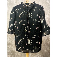 Preloved Agenda Midi Blouse (Size S)