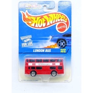 MERAH Hot Wheels London Bus - 613 red AS79