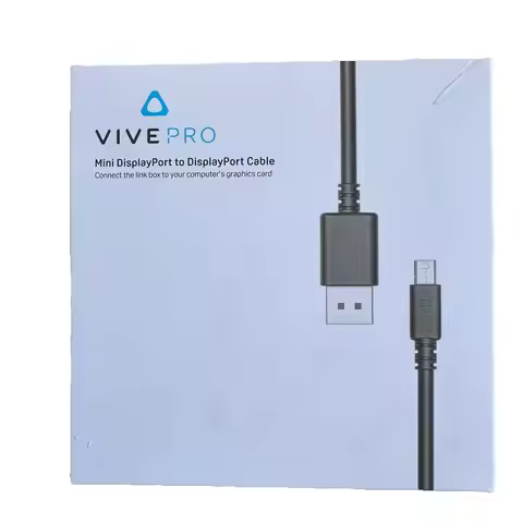 HTC Vive Pro Mini DisplayPort Link To DisplayPort Cable Connect The Link Box To Your Computer's Grap