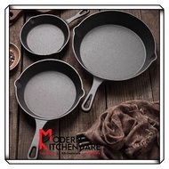 (MKitchenware)High Quality Cast Iron Pan Cast Iron Cooking Pan Cast Iron Frying Pan Cast Iron Servin