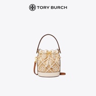 TORY BURCH T MONOGRAM กระเป๋าทรงถังขนาดเล็ก 137758