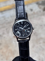 Brand New Orient Sun &amp; Moon Black Dial Sapphire Crystal Automatic Watch RA-AK0010B