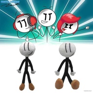 Matchstick Men Henry Stickmin Game Plush Toys Stuffed Dolls Home Decor Gift For Children Stuffed To