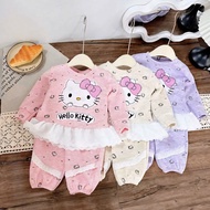 KITTY CAT PADDY SET TO WEAR AT HOME FOR GIRLS SZ 9 - 32 KG GIRLS' CLOTHES