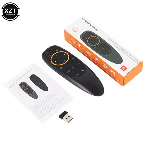 G10S Intelligent Infrared Voice Remote Control 2.4G Wireless USB Air Mouse Gyroscope for Android TV 