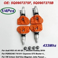 1/4pcs TPMS Tyre Sensor For Audi RS3 VW Jetta P-ORSCHE 718 911 OE 5Q0907275F 5Q0907275B 5Q0907275 3A