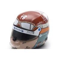 [Ready Stock] Spark 1/5 F1 Racing Helmet Model Bertas 2023 Italy