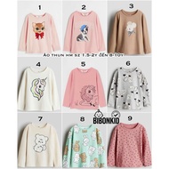 [Bibonkid] HM Japan/US/UK kids t-shirt sizes from 1.5-2y to 8-10y