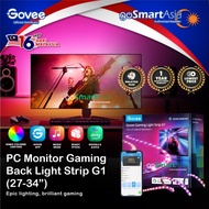 goSmart Asia Govee PC Monitor Gaming Back Light Strip G1 Monitor Backlight for 27-34 Inch PC RGB Lig