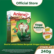 Anlene Gold 5X Susu Bubuk Dewasa Cokelat 240g - Nutrisi Tinggi Kalsium Untuk Tulang Sendi dan Otot