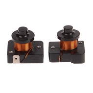Newsmallbrains 2Pcs QL2-4.95 QL2-7.0 QL2-1.60 Refrigerator Freezer Starter Heavy Duty Starter Protec