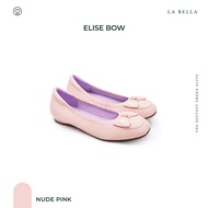 LA BELLA รองเท้าคัชชูหนังแกะ  รุ่น ELISE BOW -  NUDE PINK