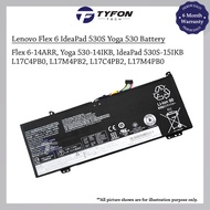 Lenovo Flex 6/IdeaPad 530S/Yoga 530 Compatible Laptop Battery L17C4PB0 L17M4PB0