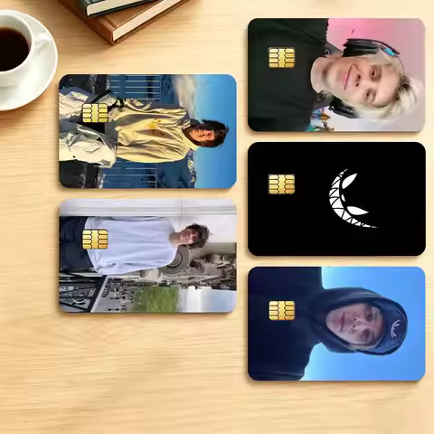 E-El Rubius Spanish Streamer Credit Card HD Stickers Small Chip Waterproof Sticker Game Card Decal G