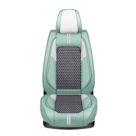 1 PCS Driver Nappa Leather Car Seat Universal Cover For BMW G30 Serie 1 F20 Kia K3 Sportage 3 Access