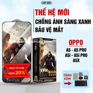 Oppo A5 / A5 pro / A5i / A5i pro / A5X tempered glass full screen transparent, anti-blue light, eye 