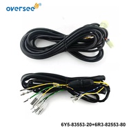 6Y5-83553-20 SINGLE FUSE GAUGE WIRE HARNESS RIGGING WIRE and 6R3-82553-80 OIL/TRIM EXTENSION WIRE fo