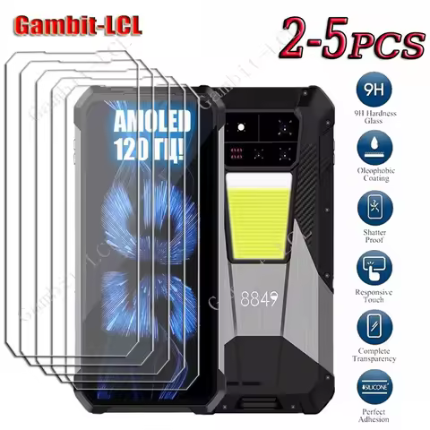 2-5PCS 9H HD Tempered Glass For Unihertz 8849 Tank 4 Pro Shark 3 Tank3 3Pro Tank2 2 2Pro Tank4Pro Sc