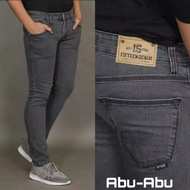 FIFTEEN DENIM Men's Skinny Denim Stretch Long Jeans