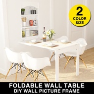 [SG Seller] Best Selling Convertible/Foldable Wall Mounted Dining Table. Space Saver!