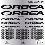 Orbea-12 Bicycle Beam Sticker Decorative Printing Sticker Reflective Lettering Waterproof Sunscreen Reflective Waterproof Lettering