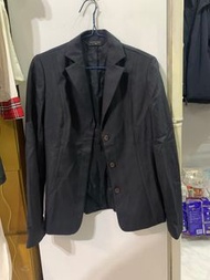 Mastina 黑色暗條西裝褸