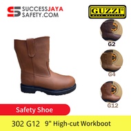 Guzzi SAFETY SHOES 302 G12 9” High-cut workboot Full Grain Leather