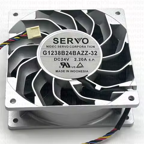 SERVO G1238B24BAZZ-32 DC 24V 2.20A 120x120x38mm 4-Wire Server Cooling Fan