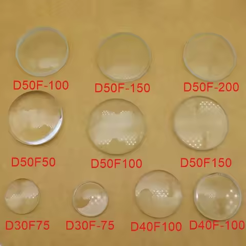 30mm 40mm 50mm Glass Double Convex Concave Glass Lens Focal Length 50mm 75mm 100mm 150 mm 300mm Opti