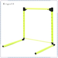 Eigell Speed Training Hurdle for Track and Field Agility Drills Yellow Green PVC Sturdy Rectangular 