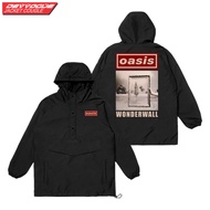 DEVVOGUE Men's Cougle Oasis Wonderwall Parachute Material Jacket