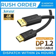 Jasoz 1.2 Displayport To Displayport Support 144hz 165hz 265hz Dp Display Port Male To dp Cable