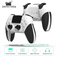 DATA FROG คอนโทรลเลอร์ไร้สายบลูทูธสำหรับ PS4จอยสติ๊กสำหรับ PC PS4/PS4 pro/ PS4คอนโซลเกมแบบบาง2023