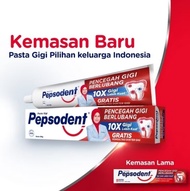Pepsodent Pasta Gigi Pencegah Gigi Berlubang 225 gram | Pepsodent 225 gram Single