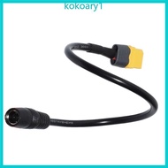 KOKO XT60 to DC7 9mmx0 9mm Female Connectors Cable 14AWG Copper for  Conductivity for Solar Power De