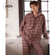 Gelato Pique Men's Plaid Lounge Pants - Soft Comfort