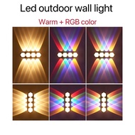 LED Outdoor Wall Light Weather Proof Pillar Lamp Garden Porch Light Lampu Dinding Luar Tiang Pagar