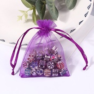 Mixed Color Sheer Organza Bags for Wedding Favor With Drawstring Premium Jewelry Pouches Party for Festival Gift Candy  Fruit Protection