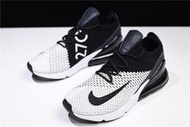 桃子代購～潮品Nike Air Max 270 Flyknit 黑白 網面 氣墊 休閒 運動 慢跑鞋 AO1023-1
