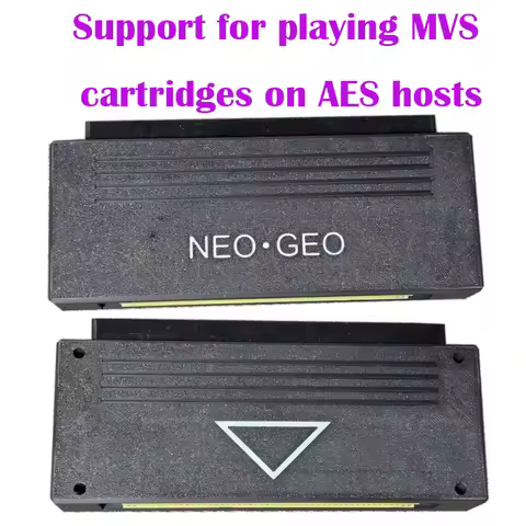 Latest AES to MVS Cartridge Conversion Card for play MVS game cards on Neogeo AES consoles Black She